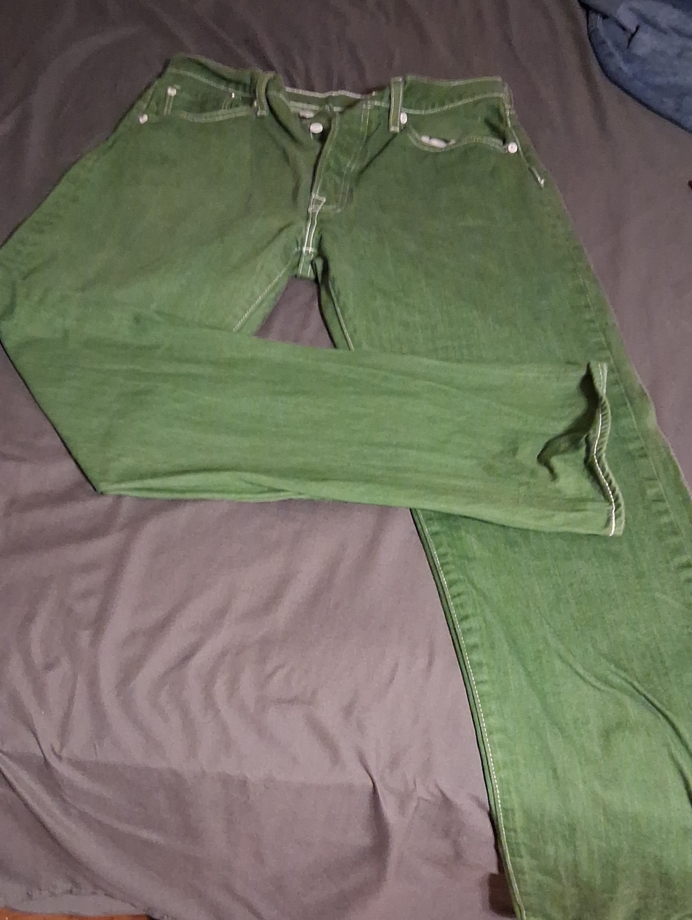 Levi's Green Slim Straight Jeans